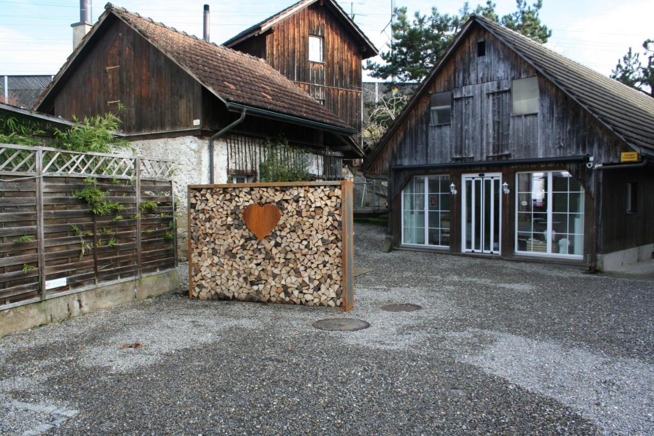 Villa Idyllisches Woeschhuesli Knonau Exterior foto